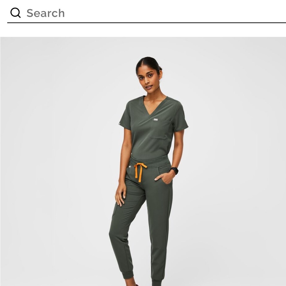 Figs scrub set Moss size S/R